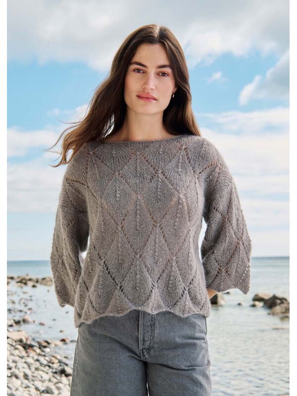 Lana Grossa PULLOVER Superkid Seta - Strikkeoppskrift (SE)