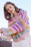 Lana Grossa PULLOVER Natural Superkid Tweed - Strikkeoppskrift (NO)