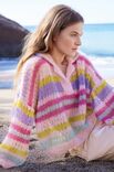 Lana Grossa PULLOVER Natural Superkid Tweed - Strikkeoppskrift (NO)