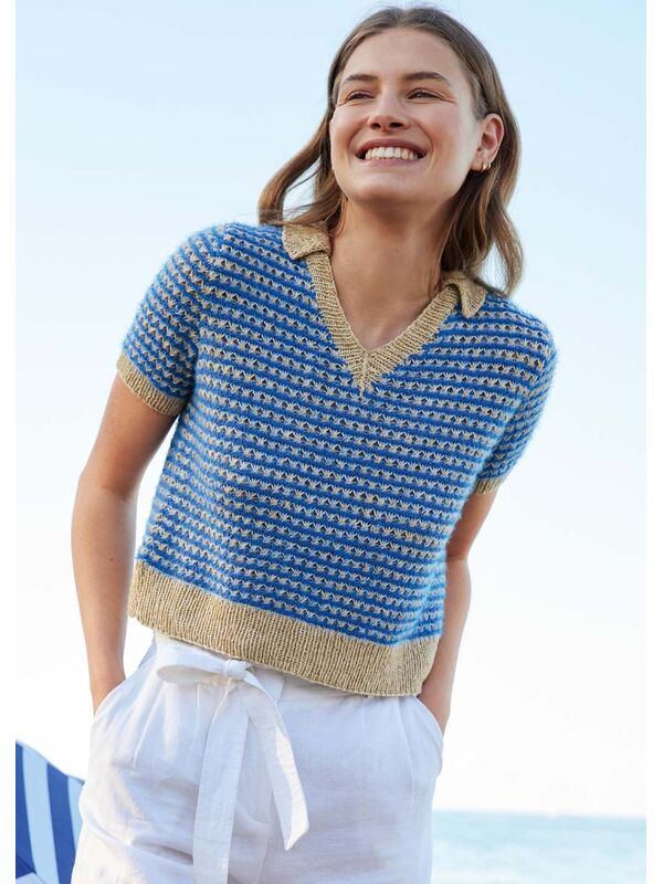 Lana Grossa SHIRT Diversa & Per Fortuna - Strikkeoppskrift (NO)