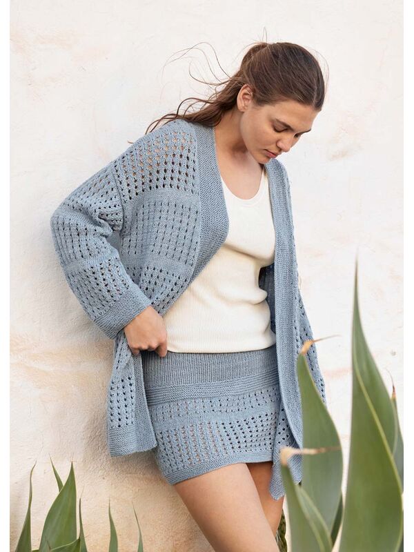 Lana Grossa CARDIGAN Campo - Strikkeoppskrift (NO)