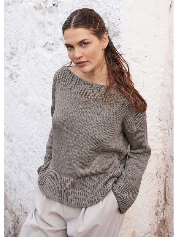 Lana Grossa GENSER Cotton Silk - Strikkeoppskrift (NO)