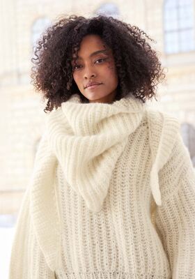 TREKANTSSKJERF Mohair di Gio fra Lana Grossa