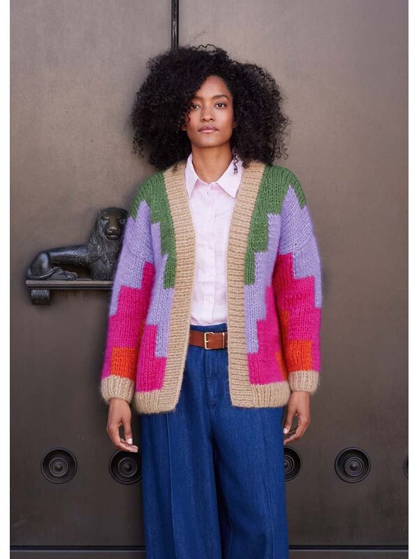 Lana Grossa CARDIGAN Mohair di Gio (1 tråd)