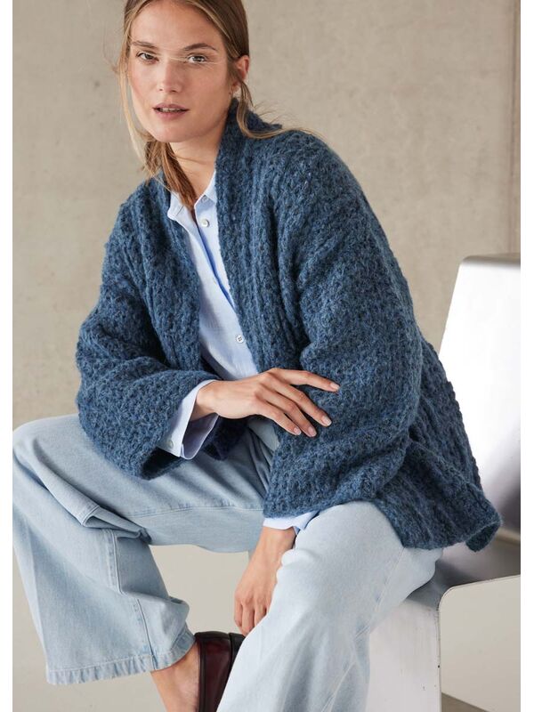 Lana Grossa HEKLET CARDIGAN Alpaca Air II