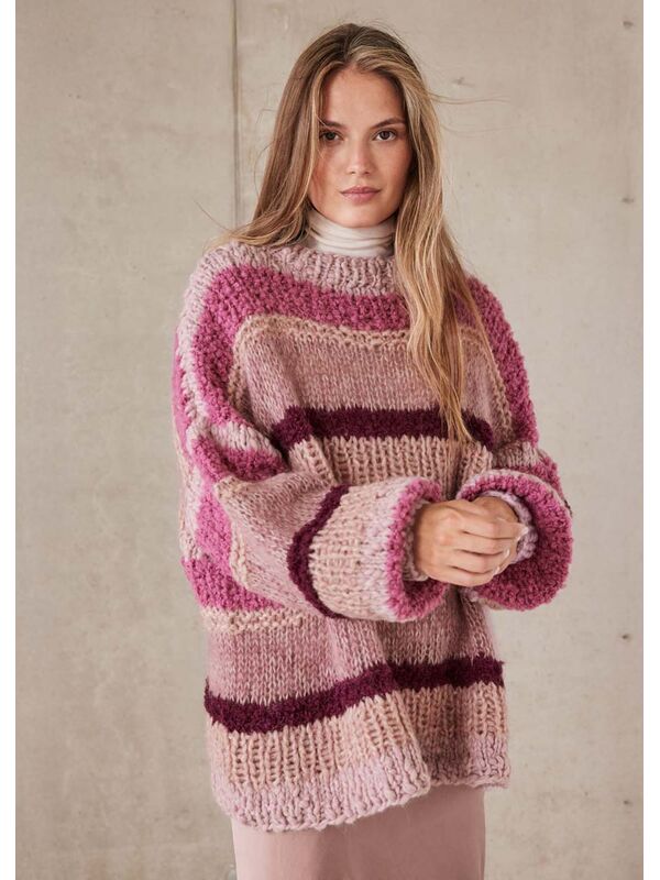 Lana Grossa OVERSIZED GENSER Caramella, Alpaca Air II, Orsetto & Silkhair