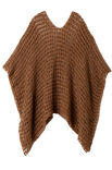 Lana Grossa HEKLET PONCHO Natural Superkid Tweed
