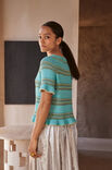 Lana Grossa TOP-DOWN SHIRT Ecopuno, Tencellino & Filo Paillettes