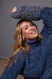 FILATI Studio PULLOVER Brigitte No. 5 Nature - Strikkeoppskrift (NO)