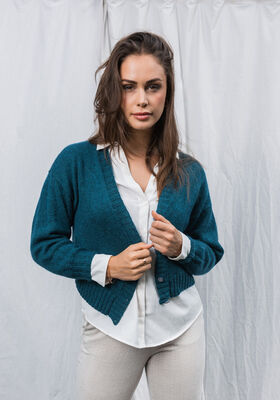 CARDIGAN Ecopuno - Strikkeoppskrift (NO) fra FILATI Studio