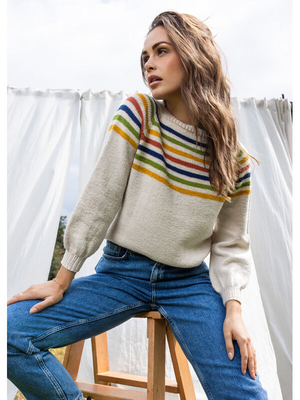 FILATI Studio TOPDOWN GENSER Cool Wool - Strikkeoppskrift (NO)