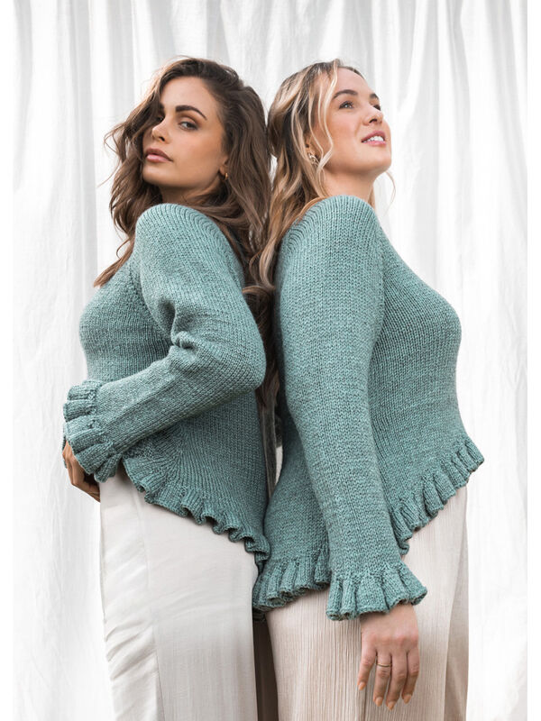 FILATI Studio TOPDOWN GENSER New Classic - Strikkeoppskrift (NO)