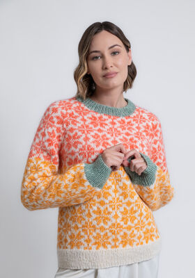 GENSER MED MØNSTER Natural Alpaca Pelo fra FILATI Studio