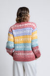 FILATI Studio GENSER MED MØNSTERSTRIPER Natural Alpaca Pelo