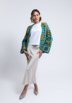 HEKLET JAKKE Cool Merino Uni & Cool Merino Color fra FILATI Studio