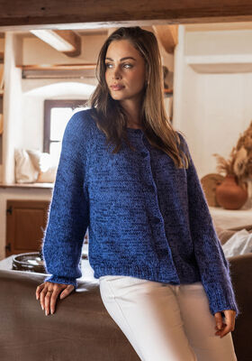 TOPDOWN JACKE Cool Wool & Silkhair fra FILATI Studio