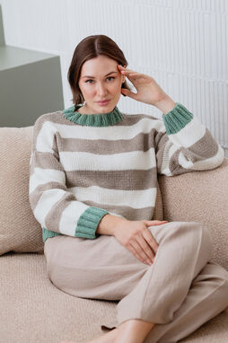 Lana Grossa LIVING No. 1 - Magasin (DE) + Strikkeopskrifter (NO)