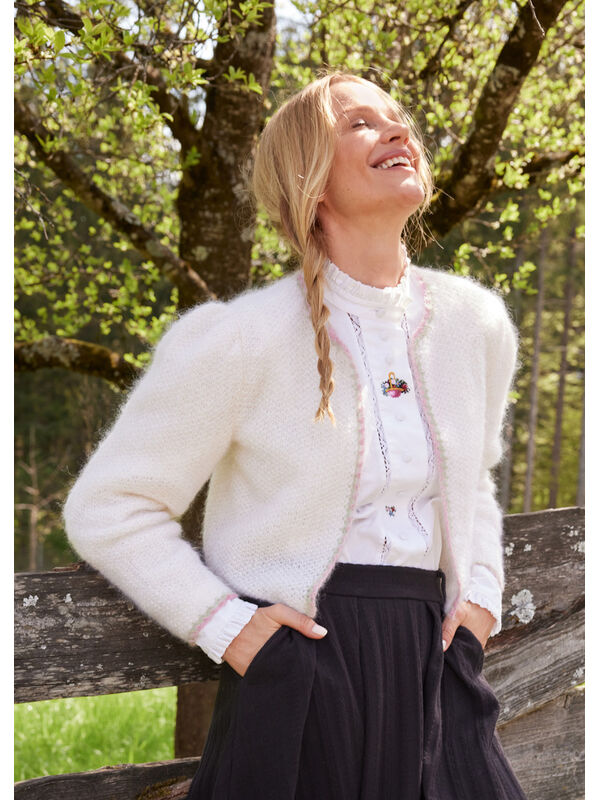 Lana Grossa CARDIGAN Silkhair - Strikkeoppskrift (SE)