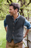 Lana Grossa VEST Landlust Soft Tweed 90 - Strikkeoppskrift (SE)