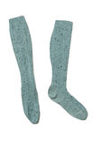 Lana Grossa KNESTRØMPER Meilenweit 100g Tweed Strikkeoppskrift (SE)