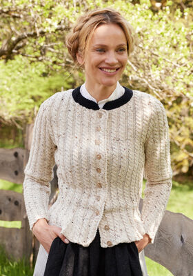 CARDIGAN Alpina & Cool Wool Big - Strikkeoppskrift (SE) fra Lana Grossa