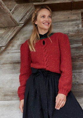 PULLOVER Landlust Soft Tweed 180 & Cool Wool - Strikkeoppskrift (SE) fra Lana Grossa