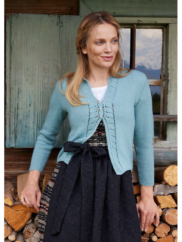Lana Grossa CARDIGAN Ecopuno - Strikkeoppskrift (SE)
