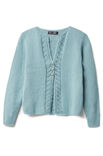 Lana Grossa CARDIGAN Ecopuno - Strikkeoppskrift (SE)