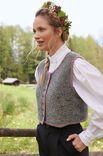 Lana Grossa VEST Landlust Soft Tweed 180 & Alpina  - Strikkeoppskrift (SE)