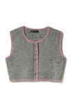 Lana Grossa VEST Landlust Soft Tweed 180 & Alpina  - Strikkeoppskrift (SE)