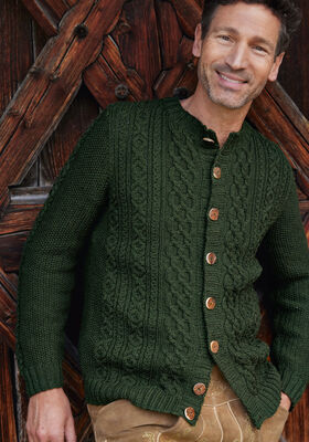 CARDIGAN (MANN) Cool Wool - Strikkeoppskrift (SE) fra Lana Grossa