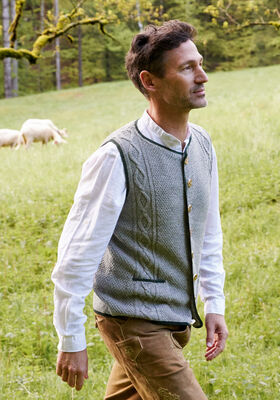 VEST (MANN) Cool Wool - Strikkeoppskrift (SE) fra Lana Grossa