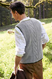 Lana Grossa VEST (MANN) Cool Wool - Strikkeoppskrift (SE)