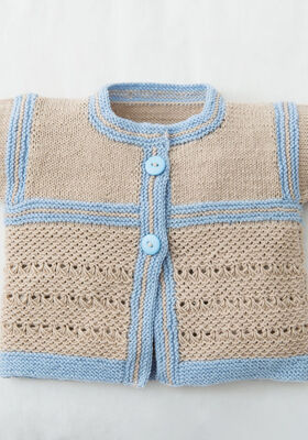 JAKKE OG SKO Cool Wool Baby - Strikkeoppskrift (DK) fra Lana Grossa