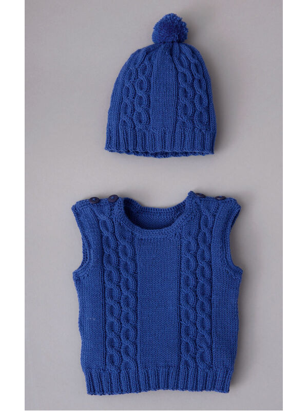 Lana Grossa PULLUNDER & MÜTZE Cool Wool Baby - German Edition