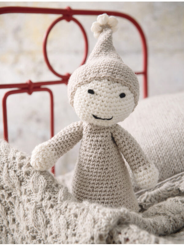 Lana Grossa DUKKE Cool Wool Baby - Strikkeinstruksjoner (DK)