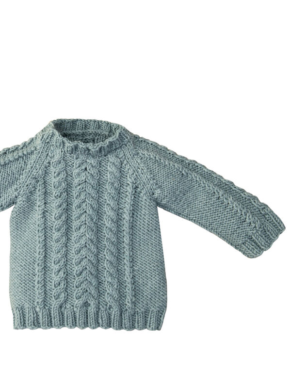 Lana Grossa PULLOVER Cool Wool Big - Strikkeinstruksjoner (DK)
