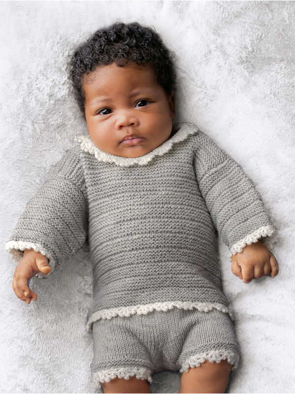 Lana Grossa PULLOVER Cool Wool Baby - Strikkeoppskrift (DK)