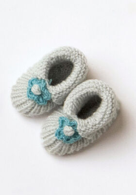 SKO Cool Wool Baby - Strikkeoppskrift (DK) fra Lana Grossa