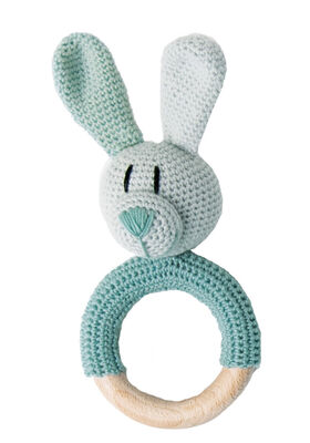 GRIPERING MED HARE Cool Wool Baby - Strikkeoppskrift (DK) fra Lana Grossa