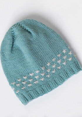 HUE Cool Wool Baby - Strikkeoppskrift (DK) fra Lana Grossa