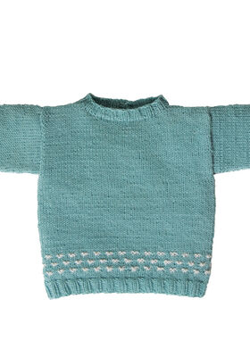 PULLOVER Cool Wool Baby - Strikkeoppskrift (DK) fra Lana Grossa