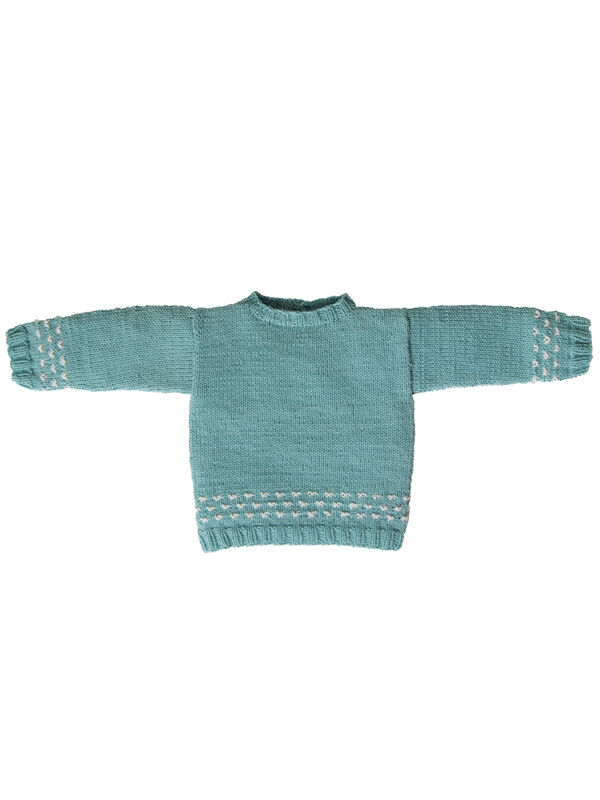 Lana Grossa PULLOVER Cool Wool Baby - Strikkeoppskrift (DK)