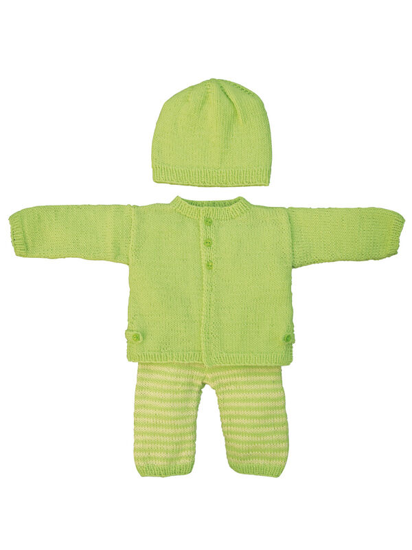 Lana Grossa JAKKE Cool Wool Baby - Strikkeoppskrift (DK)