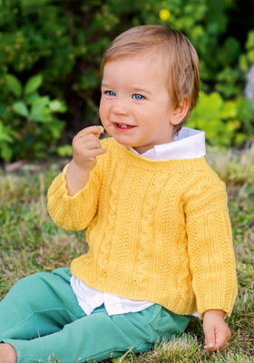 PULLOVER Soft Cotton - Strikkeoppskrift (DK) fra Lana Grossa