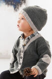 Lana Grossa JAKKE Cool Wool Big - Strikkeoppskrift (DK)