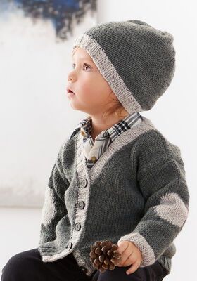 JAKKE Cool Wool Big - Strikkeoppskrift (DK) fra Lana Grossa