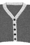 Lana Grossa JAKKE Cool Wool Big - Strikkeoppskrift (DK)
