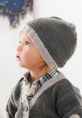 LUE  Cool Wool Big - Strikkeoppskrift (DK) fra Lana Grossa