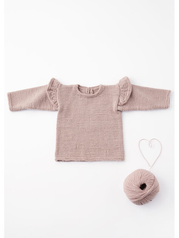 Lana Grossa PULLOVER Cool Wool - Strikkeoppskrift (DK)